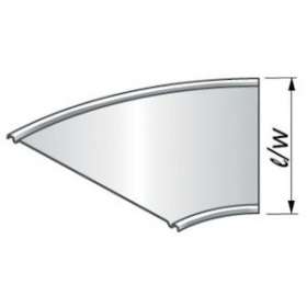 Couvercle Nervuré pour virage 135DEG 412, SZ|Niedax France-NDX421414