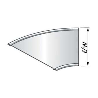 Couvercle Nervuré pour virage 135DEG 604, SZ|Niedax France-NDX421444