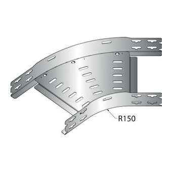Virage 135DEG pour dalles perforées, 24x50, SZ|Niedax France-NDX421630