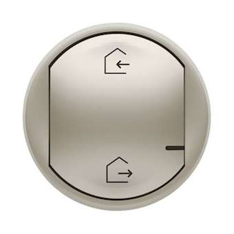 Enjoliveur Céliane with Netatmo commande génerale sans fil Départ/Arrivée titane|Legrand-LEG064822