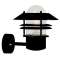BLOKHUS applique murale Acier Galvanisé et Verre Noir E27|Nordlux-ORX25011003