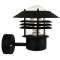 VEJERS applique murale Acier Galvanisé et Verre Noir E27|Nordlux-ORX25091003