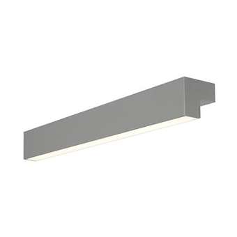 L-LINE 60, applique intérieure, gris, LED, 10W, 3000K, IP44|SLV-DC51001301