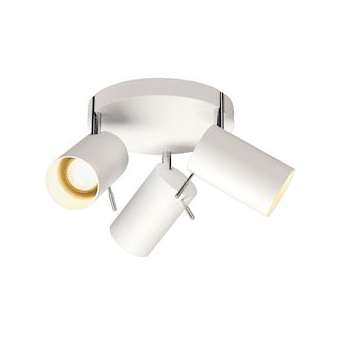 ASTO TUBE, applique, patère ronde, blanc, 3xGU10 50W max.|SLV-DC5147414