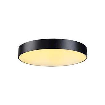 MEDO 60, plafonnier intérieur, rond, noir, LED, 38,3W, 3000K, variable 1-10V|SLV-DC5135120