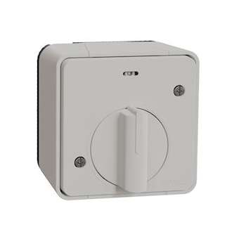 Mureva Styl - Interrupteur temporisé LED - saillie - IP55 - IK08 - blanc|Schneider Electric-SCHMUR39067