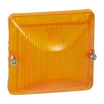 Diffuseur étanche pour lampe orange Plexo composable IP55 - gris et blanc|Legrand-LEG069590