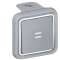 Interrupteur ou va-et-vient témoin (voyant fourni) Plexo complet saillie - gris|Legrand-LEG069902