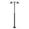 LUND noir 2x57W halogène max./E27 IP55 classe II verrerie claire|Norlys-NOS275SV