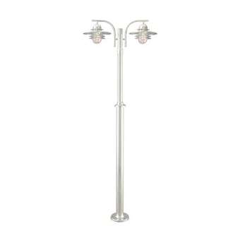 OSLO galvanisé 2x57W halogène max./E27 IP55 verrerie claire|Norlys-NOS242GA
