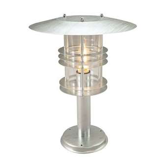 STOCKHOLM BIG galvanisé 70W halogène max./E27 IP54 cl II 465mm verrerie claire|Norlys-NOS287GA