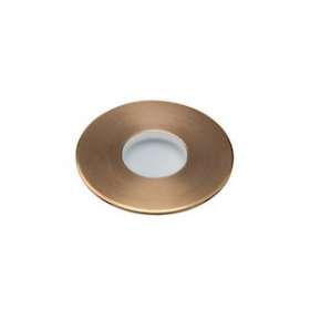 ZEPH 1 SLIM - 24 rond bronze non percée 3000K 115lm 2W 120DEG|Europole-POL56002NBR