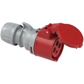 Prise mobile droite 32A 3P+T 380/415V IP44 EASY|Bizline-BIZ701107