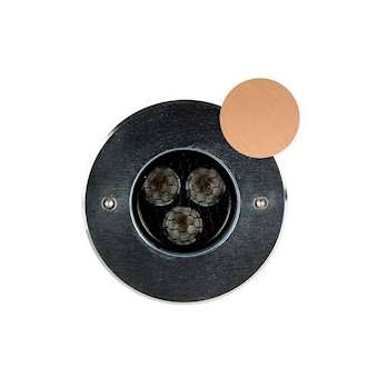 ZEPH 2 SLIM - 24 rond bronze non percée 3000K 418lm 3x2W 0/50DEG|Europole-POL56282NBR