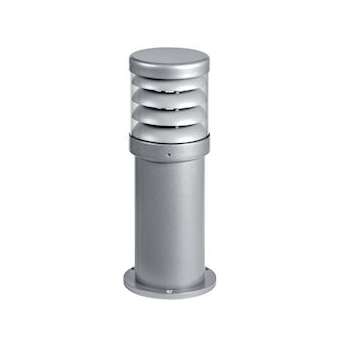 POLO - Borne Ext. IP65 IK07, gris, E27 70W max., lampe non incl., haut.35cm|Aric-ARI3123