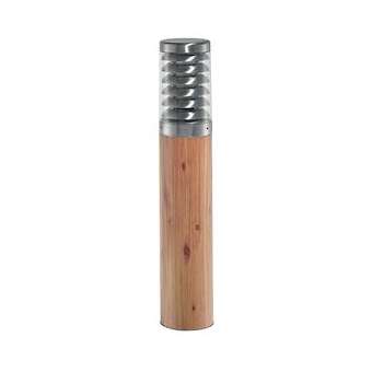 KADO - Borne Ext. IP65 IK07, bois, E27 100W max., lampe non incl., haut. 75cm|Aric-ARI1893