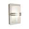 BASEL inox 57W halogène max./E27 IP54 verrerie givrée|Norlys-NOS661ST