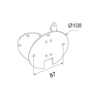 PIECE D'ANGLE patine rouille (230/240/270/280/290/1920)|Norlys-NOS153RO