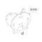 PIECE D'ANGLE patine rouille (230/240/270/280/290/1920)|Norlys-NOS153RO