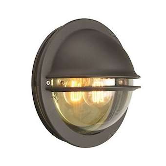 BERLIN noir 46W halogène max./E27 classe I IP54|Norlys-NOS610SV
