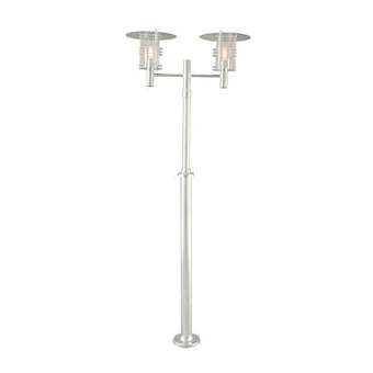 STOCKHOLM BIG galvanisé 2x70W halogène max./E27 IP54 classe II verrerie claire|Norlys-NOS283GA
