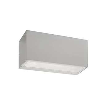 ASKER gris aluminium 8W LED 3000K mod. 978 lm IP65 classe I up&down|Norlys-NOS1510AL