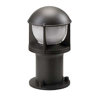 OPUS R borne H 396mm graphite E27 11,5W 3000K non dimmable classe I IP65|Sg lighting-NOL623742