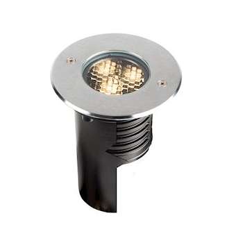 ZEPH 2 - 230 rond inox 3000K 418lm 3x2W 0/50DEG|Europole-POL55302