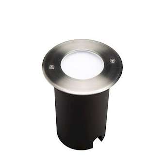 COLOSS 3 - 230 rond inox brossé 3000K 595lm 15W 120DEG|Europole-POL54420