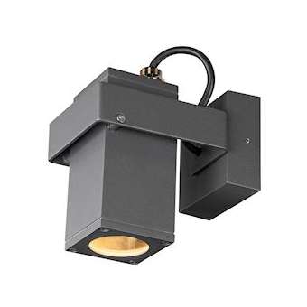 THEO BRACKET, applique et plafonnier extérieur, anthracite, GU10, QPAR51, 7W max|SLV-DC51004653