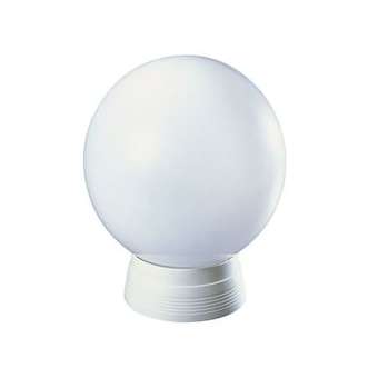 LENA - Borne Ext. IP41 IK08, blanc, E27 40W max., lampe non incl., haut. 24cm|Aric-ARI1723