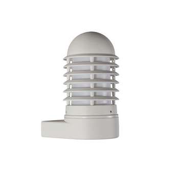 CALEO - Applique Mur Ext. IP44 IK07, blanc, E27 75W max., lampe non incl.|Aric-ARI1777