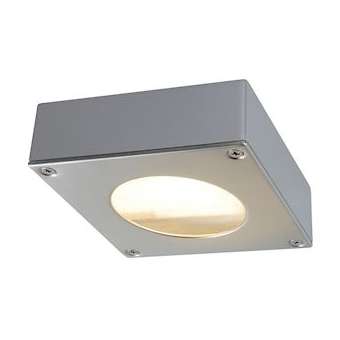 QUADRASYL, TCR-TSE, applique extérieure, carrée, gris argent, GX53, max. 9W|SLV-DC5111482