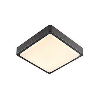 AINOS SENSOR, applique plafonnier ext carré anthr LED 18W 3000K/4000K détecteur|SLV-DC51003452