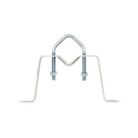 1 Paire de fixations murales déport 9 cm, pour mâts de D 30 à 50 mm - Zinc bleu|Erard-EAD800852