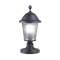 CORSO - Borne Ext. IP44 IK02, noir, E27 70W max., lampe non incl., haut. 45cm|Aric-ARI1896