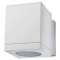 ECHO applique murale cubique blanc GU10 classe II IP54|Sg lighting-NOL611680