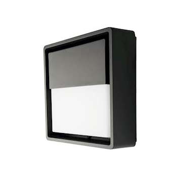 FRAME SQUARE WALL hublot design graphite LED 6W 3000K classe II IP66|Sg lighting-NOL605266