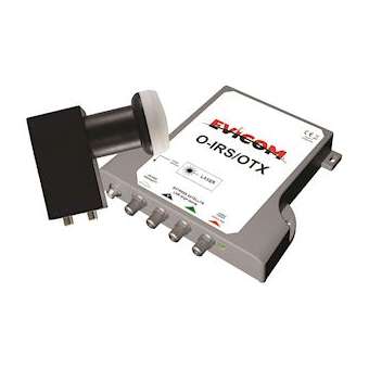 Kit LNB + EMETTEUR OPTIQUE composé d'un O-LNWB + O-IRS/OTX|Evicom-EVCOIRSOTXK