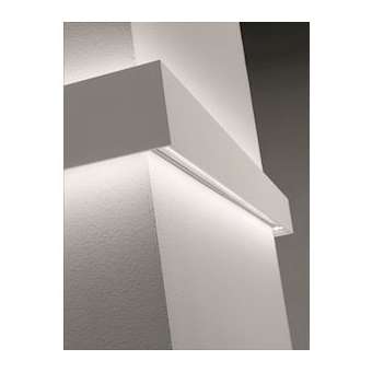 T: PROFIL LED 2X12W 4000K BLANC L560|Novalux-NLX100371.01