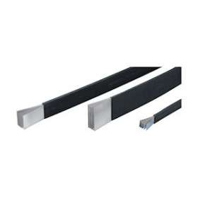 Barre souple isolée cu. étamé Flexibar Advanced 2m 800A, 6x40x1mm, 240mm²|nVent ERICO-ERI534034