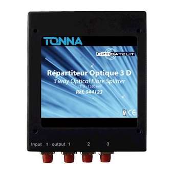 Répartiteur optique - 3 voies symétriques 'FC/PC'|Tonna-TOQ944123
