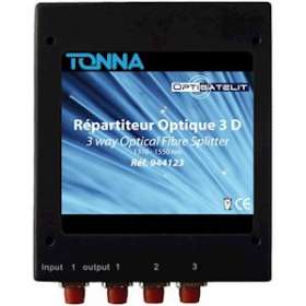 Répartiteur optique - 3 voies symétriques 'FC/PC'|Tonna-TOQ944123