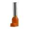 Linergy DZ5 - embout de câble porte étiquette - moyen - 4mm² - orange - NF|Schneider Electric-SCHDZ5CA042