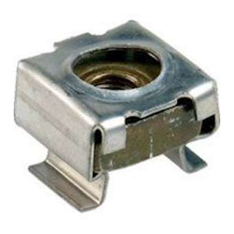 Ecrou cage M6 pour fixation apparaillage - montage perforation carrée 8,3x8,3mm|Legrand-LEG036452