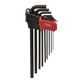 Jeu de 9 clés mâles 6 pans sphériques|Bizline-BIZ700230