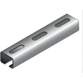 Rail perforé C 28x20, série SU 28, 2m, SZ|Niedax France-NDX652606
