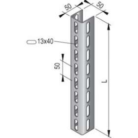 Rail U.5050 longueur 3m, GC|Niedax France-NDX708338