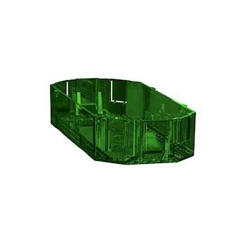 Unica System+ - Boîte de fond pour support appareillage XL - 6mod - lot de 10|Schneider Electric-SCHINS52155