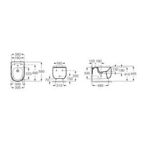 beyond bidet susp perle|Roca france-ROAA3570B6630